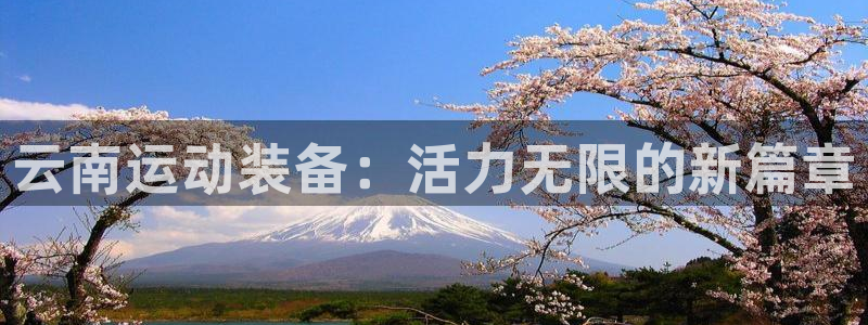 征途国际招商：云南运动装备：活力无限的新篇章